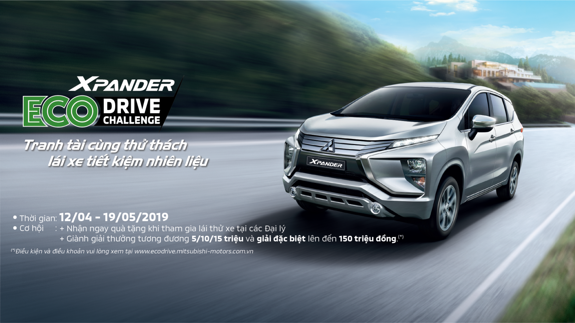 Thử thách lái xe tiết kiệm nhiên liệu – Eco Drive Challenge cùng Mitsubishi Xpander
